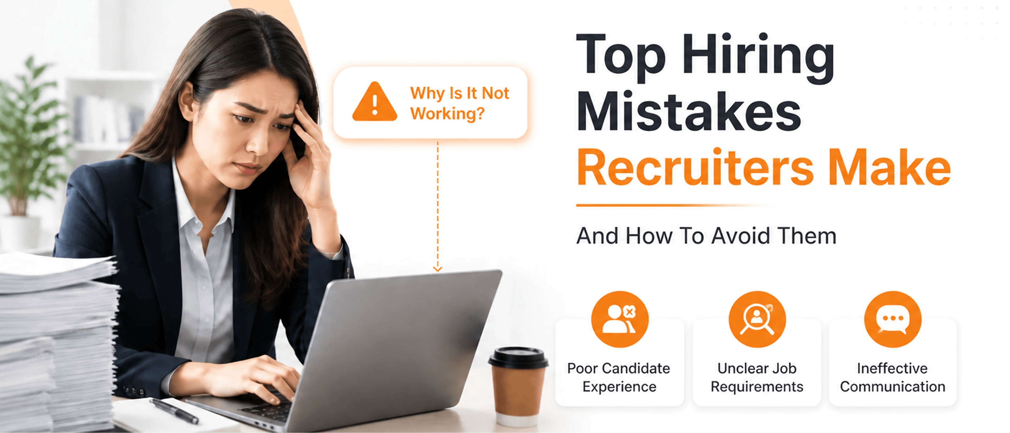 Top hiring mistakes recruiters make and how to avoid them for a better recruitment process.